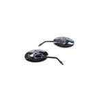 Monero Motosiklet Chopper Kartal Desenli Ayna 10 mm