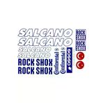 Monero RYE-334 Salcano Bisiklet Sticker Etiket Seti Mavi A4