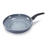 Moneta Aria Finegres Wok Tavası 28 cm, Alüminyum, Gri