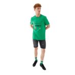 Money Boykot Baskılı Bisiklet Yaka Regular Fit Tişört Benetton Yeşili