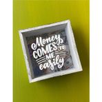 "Money Comes to Me Easily / Para Bana Kolaylıkla Gelir" Mottolu Kumbara ve Para Çikolatalar