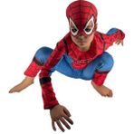 Moni Erkek Çocuk Maskeli Dijital Baskılı Spiderman Örümcek Adam Kostümü - Kırmızı - Mavi - 8 - 9 Yaş