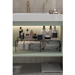 Moniev Genişletilebilir Raf Ayarlanabilir Dolap İçi Düzenleyici Mutfak Düzenleyici Banyo Düzenleyici