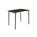 Moniev Hexa Plus Kamp Masası Plywood Katlanır Bahçe Masası 50cm x 70cm Siyah, mnv_hexa_km