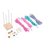 Monkey Yumruk Dokuma Kiti Pack Plastik Şemsiye Paracord Halat Top Seti Kitleri Için Malzeme Renkli, Boncuk Tılsmıkları