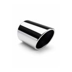 Monlion Krom Egzoz Ucu 60mm-100mm Paslanmaz Çelik | Ayna Parlak Sök-Tak Universal Egzoz Nikelaj | Spor Tuning Egzoz Başlığı 14cm