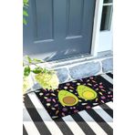 Monnhein Avakado Kapı Önü Paspası Dekoratif Kapı Paspası Dış Mekân Paspas Ev İçi Paspası 45x70cm
