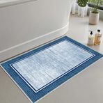 Monnhein Banyo Paspası, Yumuşak Banyo Halısı, Kaymaz Dot Tabanlı, Su Emici, Makinede Yıkanabilir - 40 x 60 cm