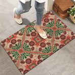 Monnhein Kapı Önü Paspası - Modern ve Şık Kapı Paspası | Ev, Ofis ve Dış Mekân Kullanımı İçin (Anadolu Motif) 40x60
