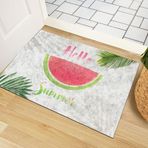 Monnhein Kapı Önü Paspası - Modern ve Şık Kapı Paspası | Ev, Ofis ve Dış Mekân Kullanımı İçin (Hello Summer) 40x60