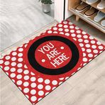 Monnhein Kapı Önü Paspası - Modern ve Şık Kapı Paspası | Ev, Ofis ve Dış Mekân Kullanımı İçin (You are Here) 45x65
