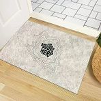 Monnhein Kapı Önü Paspası - Şık Kapı Paspası | Ev, Ofis Dış Mekân Kullanımı İçin (You Are Here Minimalist) 45X65