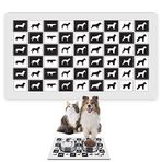 Monnhein Mama ve Su Evcil Hayvan Beslenme Matı, Kolay Temizlenen Emici Su Geçirmez Kumaş, Küçük Orta Boy ve Büyük Kedi ve Köpekler için Dayanıklı Köpek Kedi Paspas (40x60, Satranç Dogs)