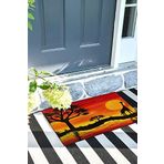 Monnhein Manzara Kapı Önü Paspası Dekoratif Kapı Paspası Dış Mekân Paspas Ev İçi Paspası 45x70cm