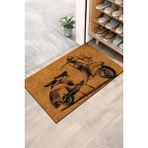 Monnhein Retro Scooter Kapı Önü Paspası - Renkli - 40 x 60 cm