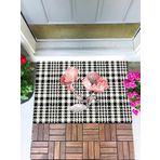 Monnhein Rose Kapı Önü Paspası Dekoratif Kapı Paspası Dış Mekan Paspas Ev Içi Paspası 45x70cm