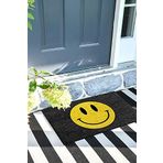 Monnhein Smile Kapı Önü Paspası Dekoratif Kapı Paspası Dış Mekân Paspas Ev İçi Paspası 45x70cm