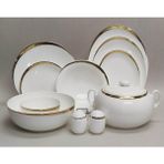 Monno 9959R32 Aron Gold 59 Parça 12 Kişilik Bone China Yemek Takımı