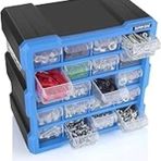 Mono Blok Çekmece Seti 20'li Hobby Organizer Seti Monoblok Çekmece Vida Dübel Kutusu Takı - Beyaz
