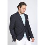 Mono By Nurson Gabardin Blazer Ceket - 48 - 4 Drop - 410-Lacivert