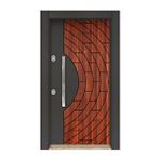 Mono Çelik Kapı Çelik Kapı Mn-1103 Daire Kapısı , Çelik Kapı Antrasit