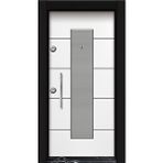 Mono Çelik Kapı Kapı , Mn-1829-s Daire Kapısı Çelik Kapı Siyah