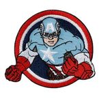 Mono Quick 1809 x Avengers Ütü Resmi, Yama, Marvel Hulk Iron man Thor Captain America (18092 - America)