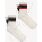 Mono Socks 2'li Taban Altı Havlu Tenis Spor Çorap - 36 - 40 - Renkli