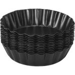 Monody 12 Adet Yumurta Tart, 3 Inç Mini Tart Tavalar Çıkarılabilir Alt, Cupcake Kek Muffin Kalıp Teneke Tava Pişirme Aracı (Yurt Dışından)