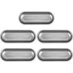 Monody 5 Adet Hot Dog Kalıp Karbon Çelik Sosis Yapışmaz Bakeware Oval Hot Dog Bun Fırın Tepsisi Dıy Ev Yapımı Ekmek Aracı (Yurt Dışından)