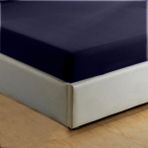 Monohome %100 Pamuklu Ranforce Fitted Lacivert Çift Kişilik Lastikli Çarşaf 180*200 - 180 x 200 cm