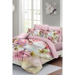 MONOHOME Anneler Günü Çift Kişilik Nevresim Takımı Pamuk Saten Luxury Butterflies, MONOHOME33514