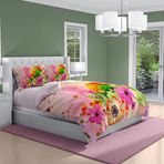 Monohome Bird Nest 3D Pamuk Saten Çift Kişilik 200x220 cm Nevresim Takımı