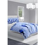 Monohome Blue Bird 3D Pamuk Saten Çift Kişilik 200x220 cm Nevresim Takımı