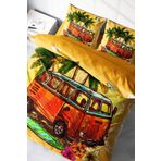 Monohome Caravan 3D Pamuk Saten Çift Kişilik 200x220 cm Nevresim Takımı