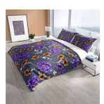 Monohome Cattleya Floral 3d Pamuk Saten Çift Kişilik Nevresim Takımı