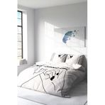 MONOHOME Çift Kişilik 3D Dijital Baskılı Pamuk Saten Nevresim Takımı Darling, monohome9611HF