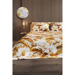 MONOHOME Çift Kişilik Jakar Dokuma Pike Takımı Gold Sarı-Beyaz 220x240, MONOHOME82407