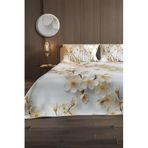 MONOHOME Çift Kişilik Jakar Dokuma Pike Takımı Jasmin Beyaz-Sarı 220x240, monohome34092