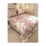 MONOHOME Çift Kişilik Pike Takımı Flowers Coverlet Pudra 220x240, pike4375