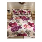 MONOHOME Çift Kişilik Pike Takımı Jakar Dokuma Flower Dream Pudra, monohome34092