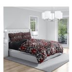 Monohome Damask Rose 3D Renkli Çift Kişilik 200x220 cm Nevresim Takımı