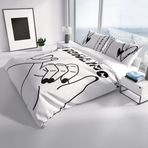 Monohome Darling 3D Renkli Çift Kişilik 200x220 cm Nevresim Takımı