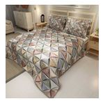 Monohome Deep Triangle Jakar Dokuma Pamuklu 3D Dijital Baskı Pike Takım