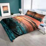 Monohome Deniz 3D Renkli Çift Kişilik 200x220 cm Nevresim Takımı
