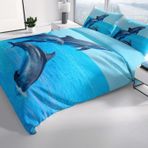 Monohome Dolphin 3 3D Pamuk Saten Çift Kişilik 200x220 cm Nevresim Takımı