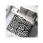 Monohome Geometric Mixed Modern Renkli Çift Kişilik 200x220 cm Nevresim Takımı