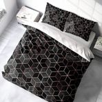 Monohome Gold Cube 3d Pamuk Saten Çift Kişilik Nevresim Takımı