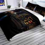 Monohome Harbor 3D Dijital Baskılı Çift Kişilik Nevresim Takımı