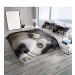 Monohome Husky 3D Pamuk Saten Çift Kişilik 200x220 cm Nevresim Takımı